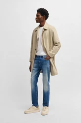 BOSS Langmantel C-Clark-251 Khaki/Beige/Braun