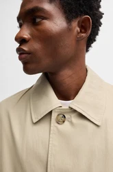BOSS Langmantel C-Clark-251 Khaki/Beige/Braun
