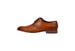 bugatti Schnrschuh Braun/Beige/Orange/Hellblau