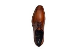 bugatti Schnrschuh Braun/Beige/Orange/Hellblau