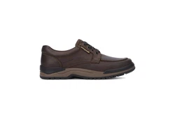 Mephisto Schnürschuh Charles Braun/Dunkelbraun/Beige