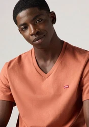 Levi's V-Shirt LE ORIGINAL HM VNECK Orange/Braun/Rot