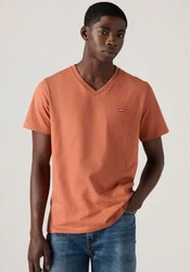 Levi's V-Shirt LE ORIGINAL HM VNECK Orange/Braun/Rot