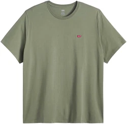 Levi's Big & Tall Shirt 'Original Housemark Tee' oliv/knallrot/weiß