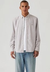 LEVI'S Hemd 'Authentic' Beige/Grau/Hellgrau/Weiß
