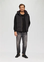 s.Oliver Shirt Rundhals-Ausschnitt Schwarz