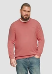 s.Oliver Strickpullover Rundhalspullover Big Size Rot/Rosa