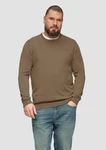 s.Oliver Strickpullover Rundhalspullover Big Size Khaki/Dunkelgrün/Braun/Beige
