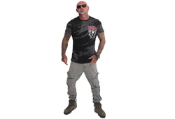 YAKUZA T-Shirt Ahole Rosa/Rot/Grau
