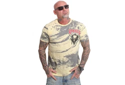 YAKUZA T-Shirt Ahole Grau/Khaki/Rot/Gelb/Weiß