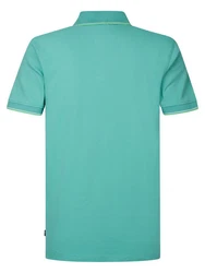 Petrol Industries Poloshirt 'Wave' Grün/Türkis