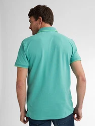 Petrol Industries Poloshirt 'Wave' Grün/Türkis