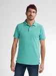 Petrol Industries Poloshirt 'Wave' Grün/Türkis