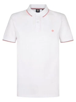 Petrol Industries Poloshirt 'Wave' Weiß/Creme