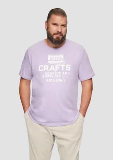 s.Oliver Kurzarmshirt mit Frontprint Lila/Fliederfarben s.Oliver Kurzarmshirt mit Frontprint Lila/Fliederfarben