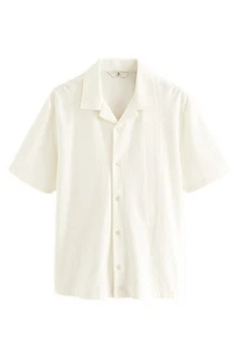 Next Poloshirt Strukturiertes Hemd