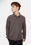 camel active Poloshirt Shirts Langarm Poloshirt Grau/Braun/Beige/Hellgrau/Khaki/Dunkelgrau