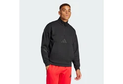 ADIDAS SPORTSWEAR Z.N.E. QUARTER-ZIP SWEATSHIRT anthrazit / schwarz