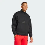 ADIDAS SPORTSWEAR Z.N.E. QUARTER-ZIP SWEATSHIRT anthrazit / schwarz