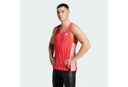 adidas Performance Longtop ADIZERO RUNNING SINGLET Rot