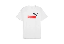 PUMA T-Shirt ESS 2 Color No. 1 Logo Tee Weiß/Lila/Rosa/Creme/Rot
