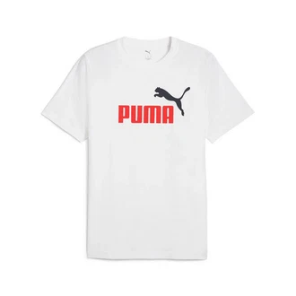 PUMA T-Shirt ESS 2 Color No. 1 Logo Tee Weiß/Lila/Rosa/Creme/Rot