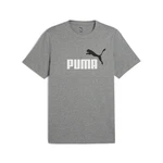 PUMA T-Shirt ESS 2 Color No. 1 Logo Tee Dunkelgrau/Grau/Lila