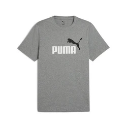 PUMA T-Shirt ESS 2 Color No. 1 Logo Tee Dunkelgrau/Grau/Lila