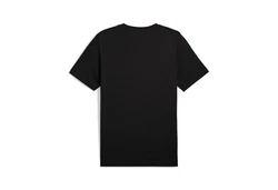 PUMA T-Shirt ESS 2 Color No. 1 Logo Tee Lila/Schwarz