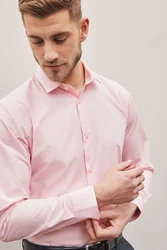 Next Langarmhemd Regular Fit Hemd Rosa