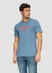 s.Oliver Poloshirt T-Shirt mit Logo-Print Artwork Hellblau/Blau/Pastell s.Oliver Poloshirt T-Shirt mit Logo-Print Artwork Hellblau/Blau/Pastell