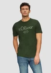 s.Oliver Poloshirt T-Shirt mit Logo-Print Artwork Dunkelgrün s.Oliver Poloshirt T-Shirt mit Logo-Print Artwork Dunkelgrün