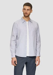 s.Oliver Langarmhemd Regular Fit Weiß/Hellblau/Gelb/Rot/Blau