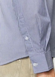 s.Oliver Langarmhemd Regular Fit Grau/Blau/Hellblau