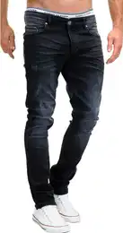 Slim-fit-Jeans Jeans Herren Slim Fit Jeanshose Stretch Designer Hose Denim