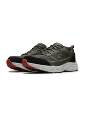Skechers Oak Canyon Verketta Sneaker Dunkelgrün/Khaki/Braun/Grau