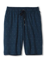 CALIDA Pyjamashorts Remix Basic Sleep Herren Hellblau/Blau/Dunkelblau/Lila