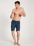 CALIDA Pyjamashorts Remix Basic Sleep Herren Hellblau/Blau/Dunkelblau/Lila