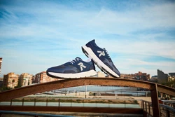 RIEKER Sport Preston Slip-On Sneaker Blau/Hellblau/Dunkelblau