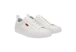 HUGO Sneaker Morrie Tenn napu mit Markendetails Weiß/Creme