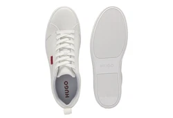 HUGO Sneaker Morrie Tenn napu mit Markendetails Weiß/Creme
