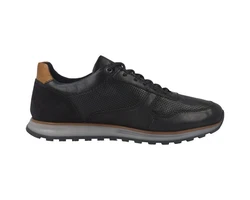 bugatti Herren Sneaker A0211 Schwarz/Braun/Lila