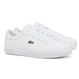 Lacoste Powercourt Sneaker Weiß/Grau/Creme