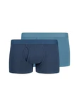 Skiny Retro Pants Herren 2er Pack Hellblau/Dunkelblau/Blau