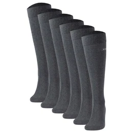 JOOP! Kniestrmpfe Herren Kniestrmpfe, 6er Pack - Premium Essential (Packung, 6er Pack)