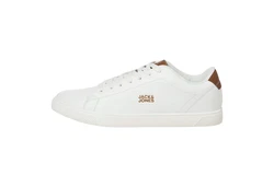 Jack & Jones Herren JFWBOSS PU Sneaker Gold/Creme/Weiß/Blau/Braun