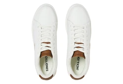 Jack & Jones Herren JFWBOSS PU Sneaker Gold/Creme/Weiß/Blau/Braun