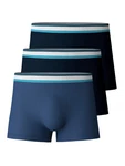 CALIDA Boxershorts Natural Benefit Dunkelblau/Blau/Hellblau