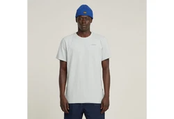 G-STAR T-Shirt Slim Base Hellblau/Weiß/Creme/Hellgrau