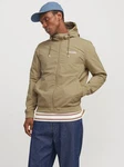 Jack & Jones Blouson JJERUSH HOOD BOMBER NOOS Khaki/Beige/Dunkelgrün